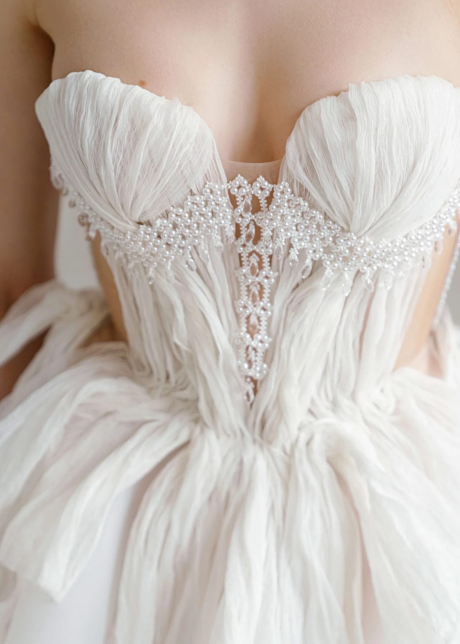 Rhinestone wedding dress by Rara Couture — thumbnail 3