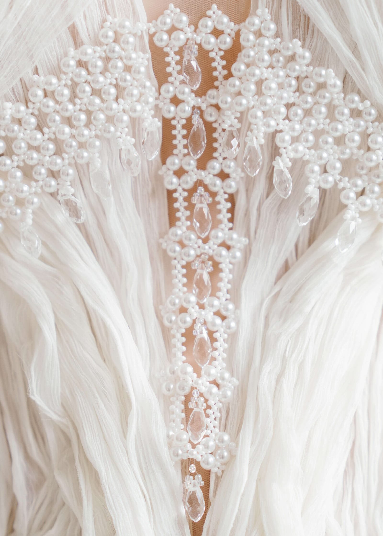Rhinestone wedding dress by Rara Couture — thumbnail 4